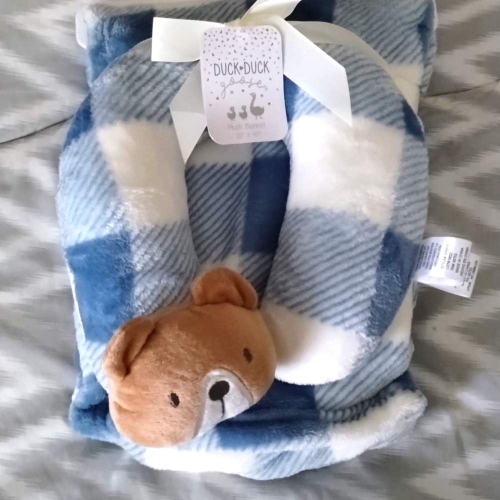 Duck duck goose plush blanket